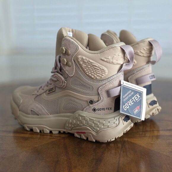 Vans MTE Crestline Gore-Tex Shoes Hiking Boots Tactical Khaki Brown Women's 9 LE - Picture 6 of 15